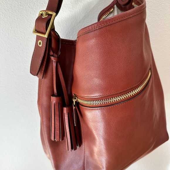 Coach Legacy Bag - Tan with Convertible Strap (Crossbody or Shoulder) - Picture 5 of 14